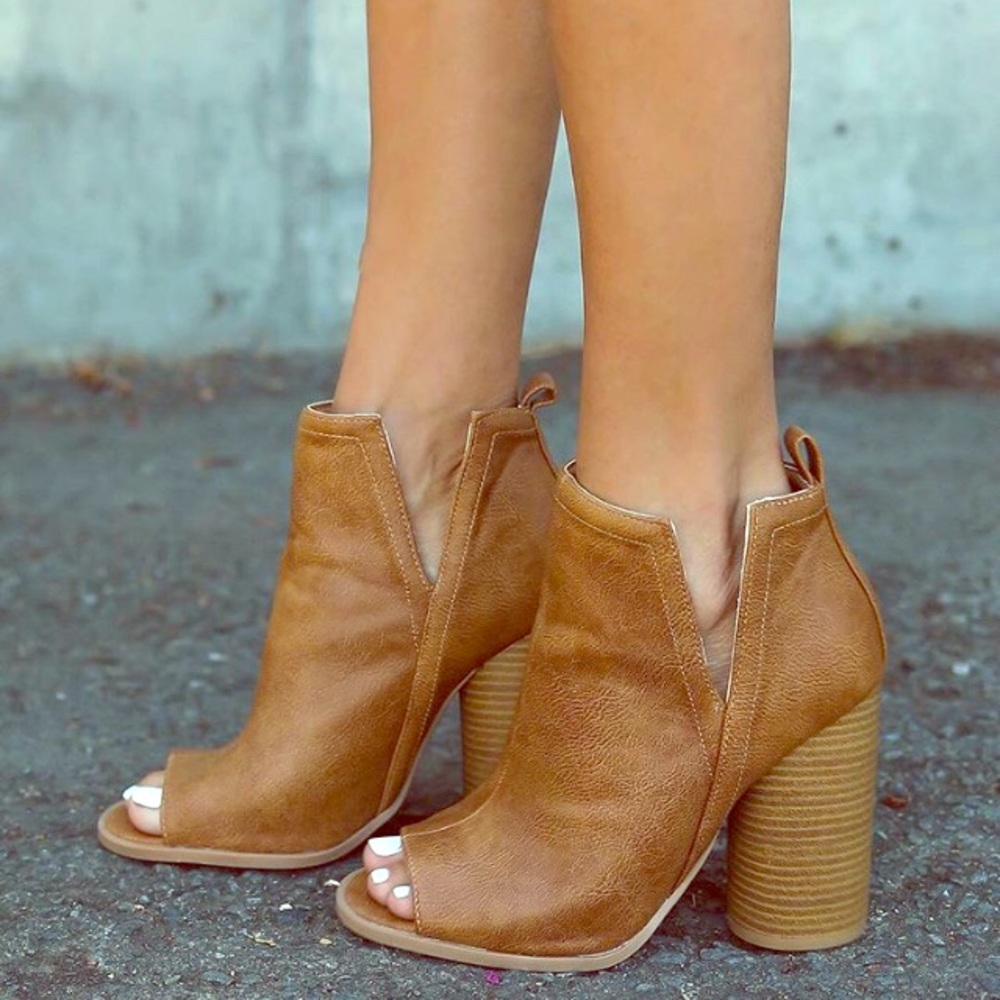 Vici Dolls Peep Toe Booties